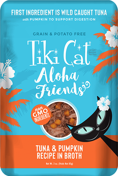 Tiki Cat Aloha Friends Tuna & Pumpkin